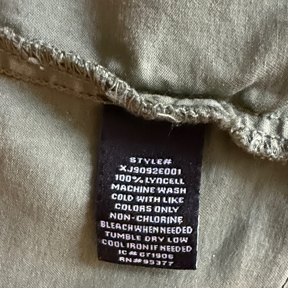 Sanctuary Olive Draped Open-Front Utility Jacket - Picture 10 of 11